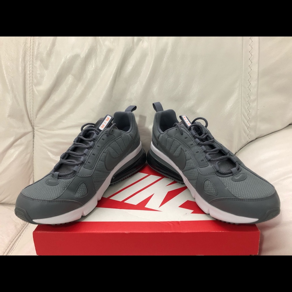 Nike Air Max 270 Futura Cool Grey White Orange New - Picture 4 of 6